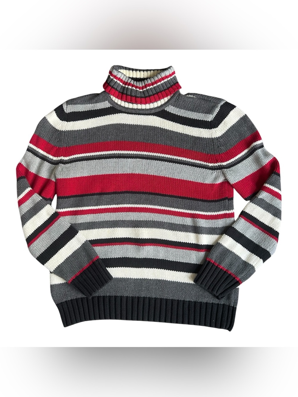 Vintage Field Gear Women’s 100% Cotton Knit Turtle Neck Sweater size L